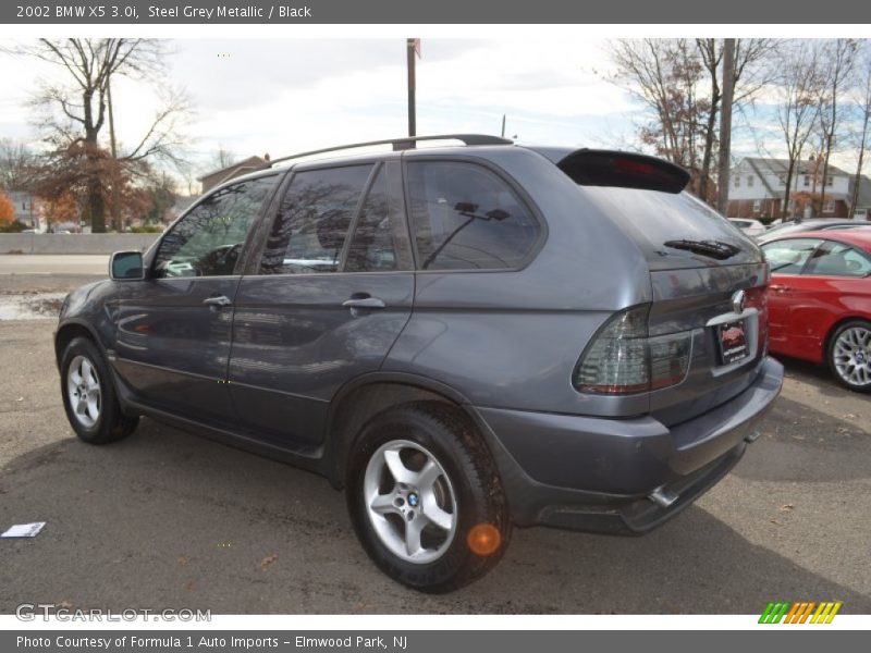 Steel Grey Metallic / Black 2002 BMW X5 3.0i