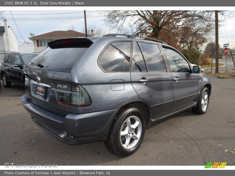 Steel Grey Metallic / Black 2002 BMW X5 3.0i