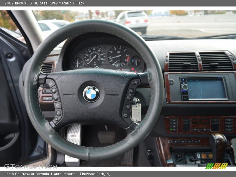 Steel Grey Metallic / Black 2002 BMW X5 3.0i