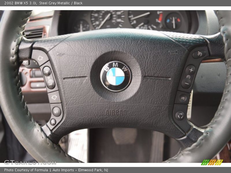 Steel Grey Metallic / Black 2002 BMW X5 3.0i