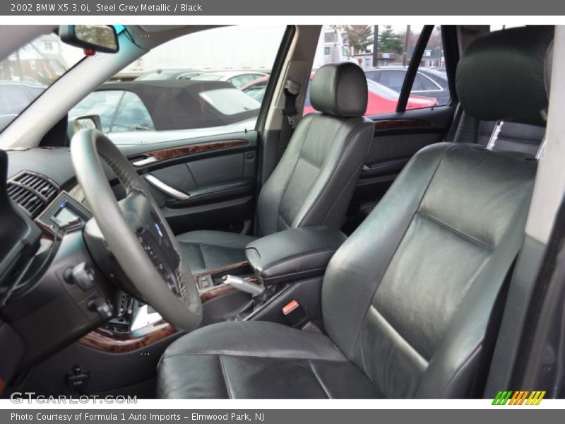 Steel Grey Metallic / Black 2002 BMW X5 3.0i