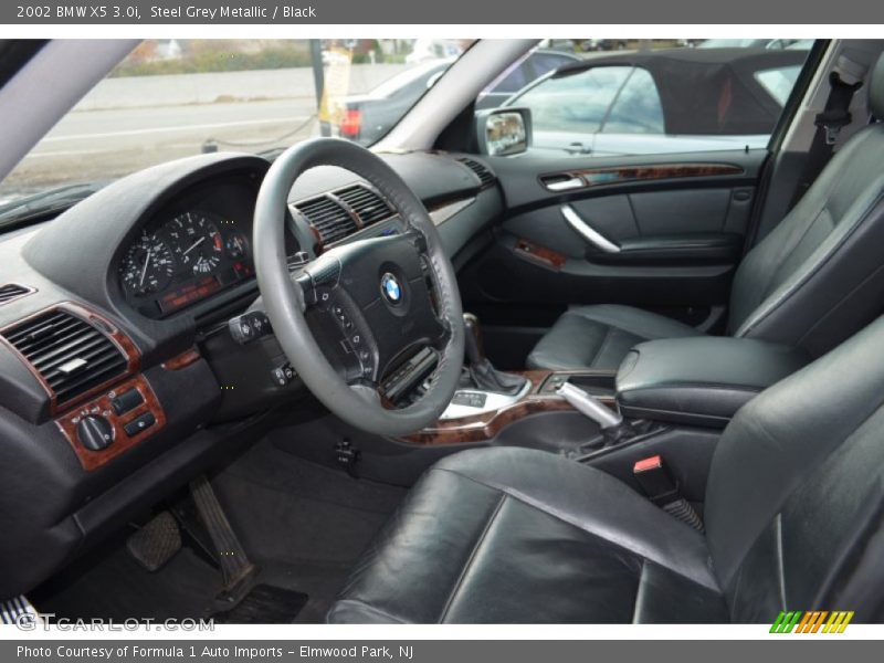 Steel Grey Metallic / Black 2002 BMW X5 3.0i