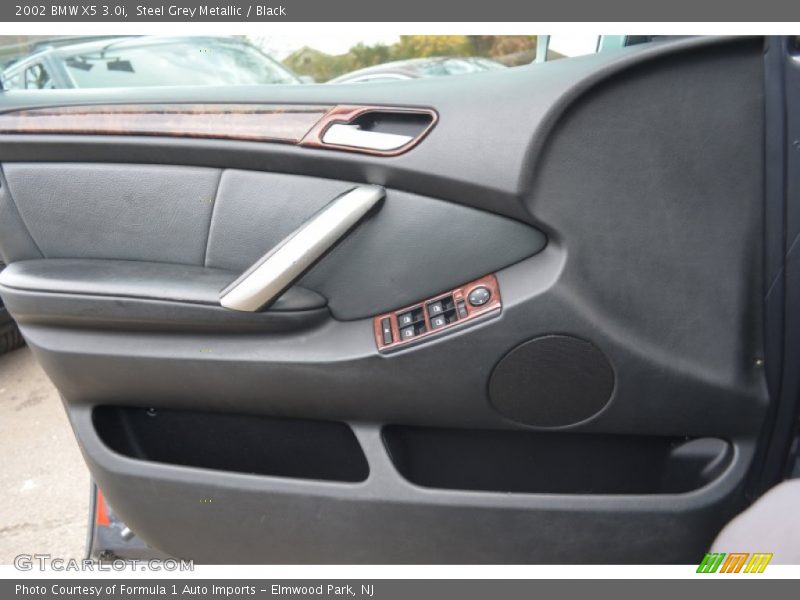 Steel Grey Metallic / Black 2002 BMW X5 3.0i