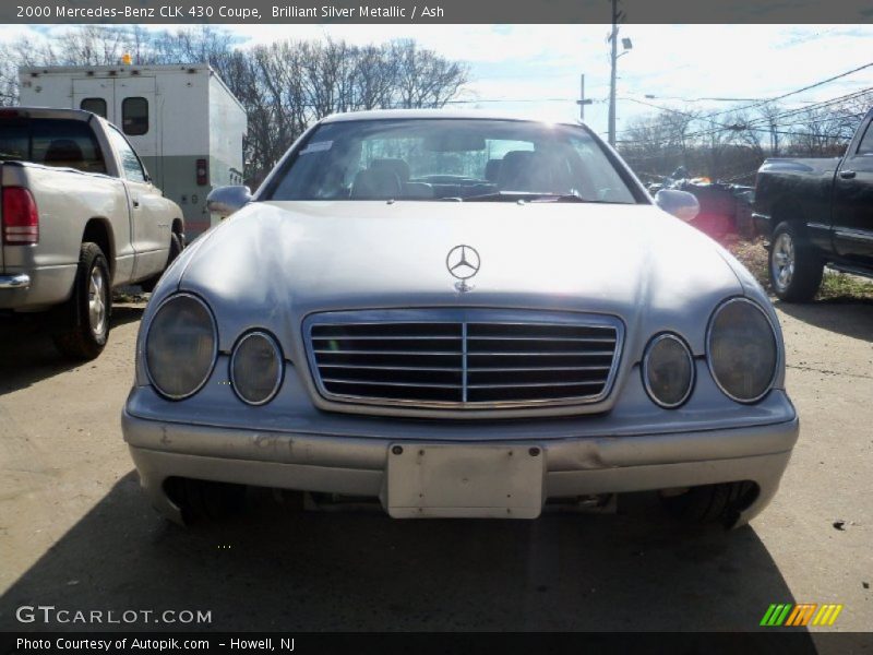 Brilliant Silver Metallic / Ash 2000 Mercedes-Benz CLK 430 Coupe