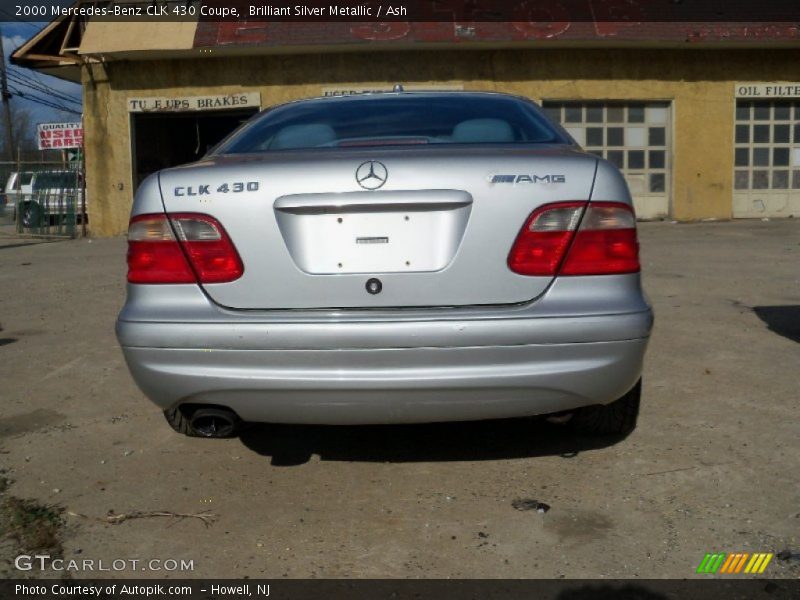 Brilliant Silver Metallic / Ash 2000 Mercedes-Benz CLK 430 Coupe