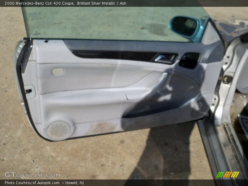 Brilliant Silver Metallic / Ash 2000 Mercedes-Benz CLK 430 Coupe