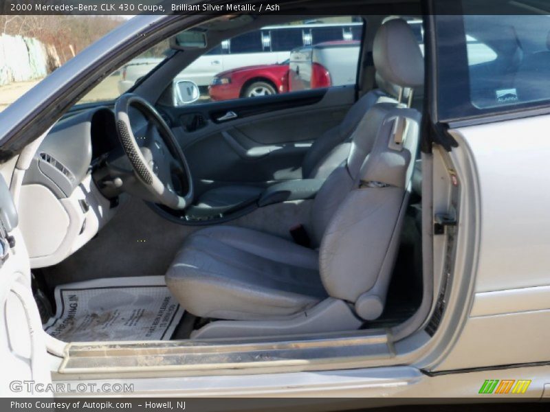 Brilliant Silver Metallic / Ash 2000 Mercedes-Benz CLK 430 Coupe