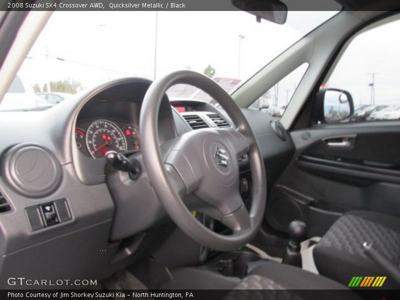  2008 SX4 Crossover AWD Black Interior