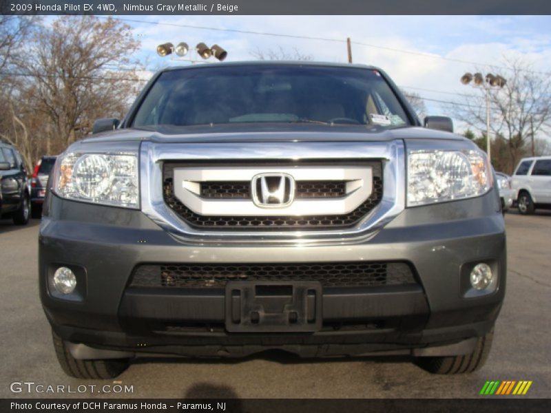 Nimbus Gray Metallic / Beige 2009 Honda Pilot EX 4WD