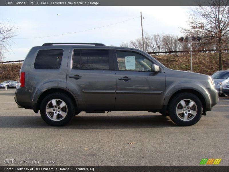 Nimbus Gray Metallic / Beige 2009 Honda Pilot EX 4WD