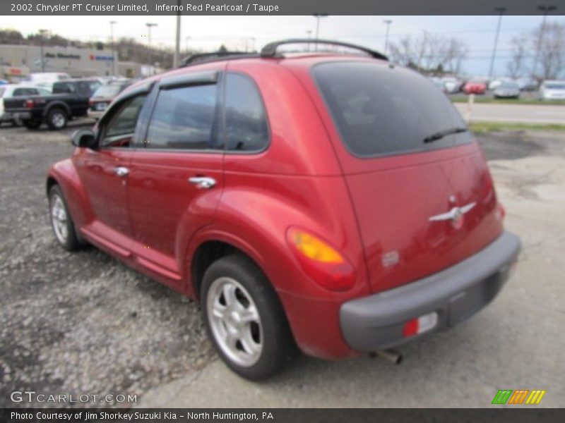 Inferno Red Pearlcoat / Taupe 2002 Chrysler PT Cruiser Limited