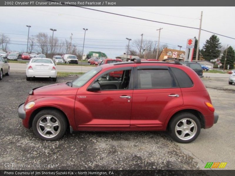Inferno Red Pearlcoat / Taupe 2002 Chrysler PT Cruiser Limited