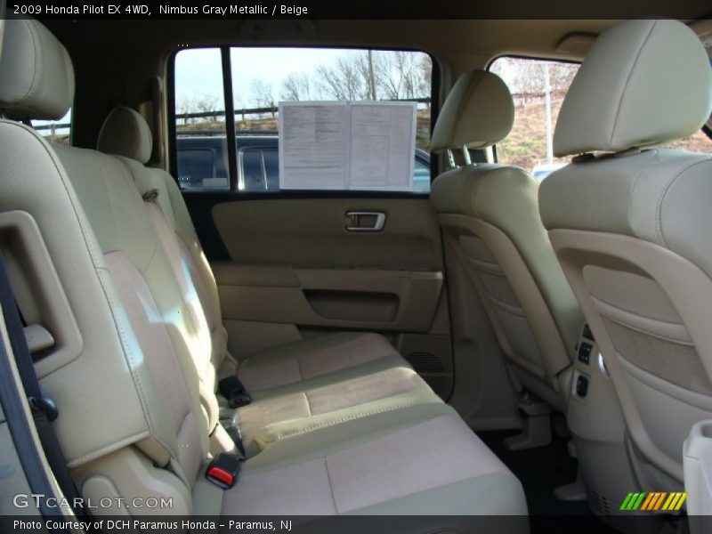 Nimbus Gray Metallic / Beige 2009 Honda Pilot EX 4WD
