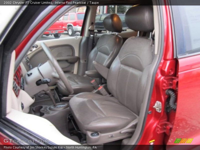 Inferno Red Pearlcoat / Taupe 2002 Chrysler PT Cruiser Limited