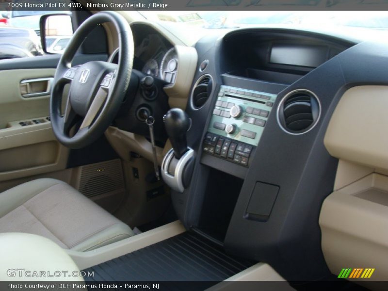 Nimbus Gray Metallic / Beige 2009 Honda Pilot EX 4WD