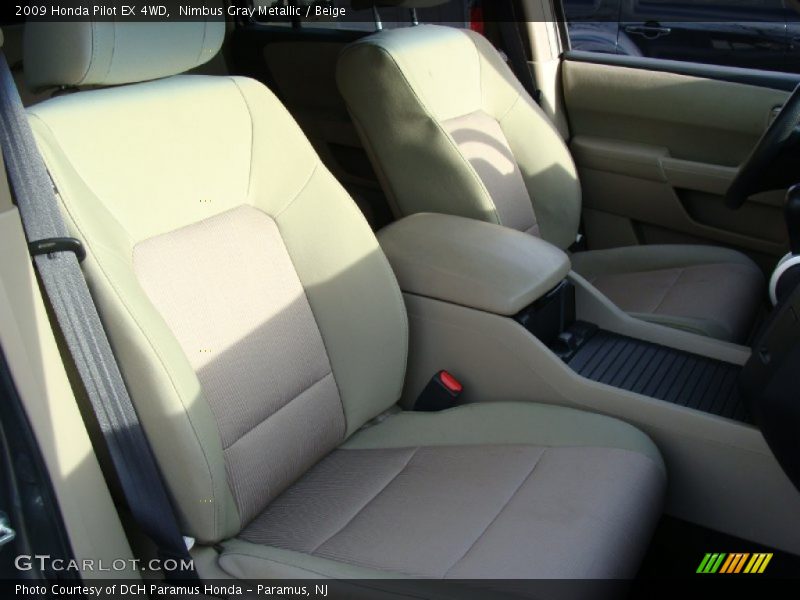 Nimbus Gray Metallic / Beige 2009 Honda Pilot EX 4WD
