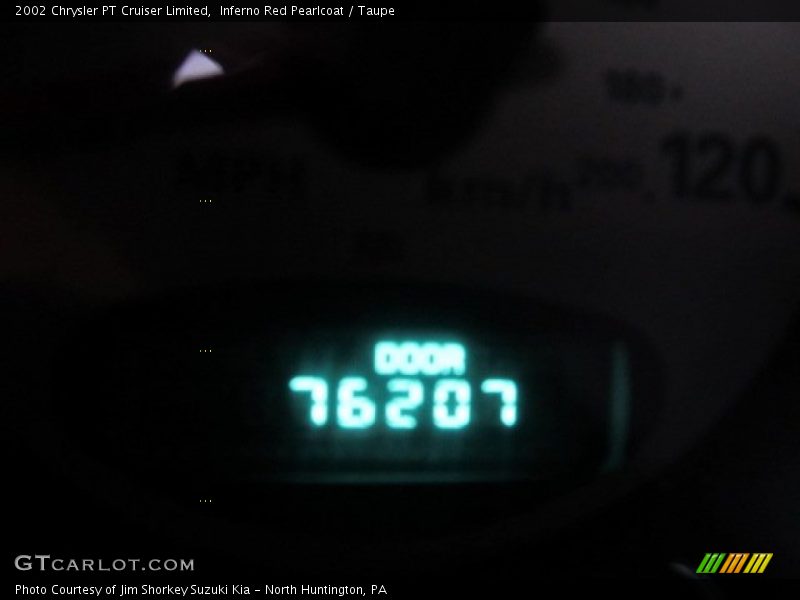 Inferno Red Pearlcoat / Taupe 2002 Chrysler PT Cruiser Limited