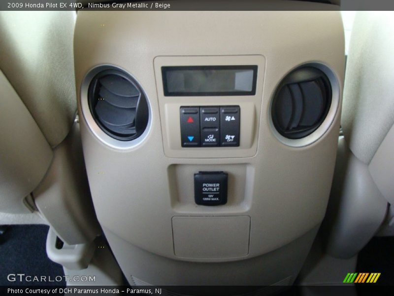 Nimbus Gray Metallic / Beige 2009 Honda Pilot EX 4WD