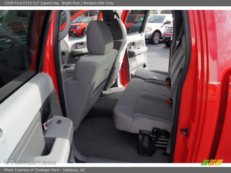 Bright Red / Medium Flint Grey 2008 Ford F150 XLT SuperCrew