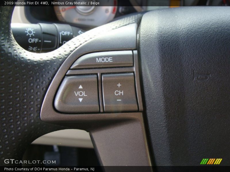 Nimbus Gray Metallic / Beige 2009 Honda Pilot EX 4WD