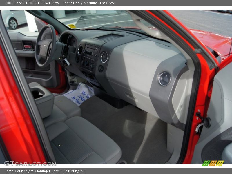 Bright Red / Medium Flint Grey 2008 Ford F150 XLT SuperCrew
