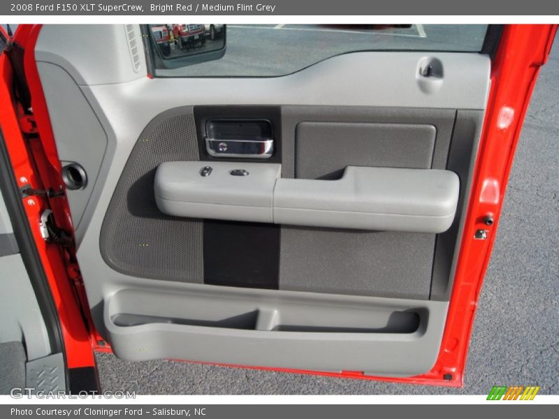 Bright Red / Medium Flint Grey 2008 Ford F150 XLT SuperCrew