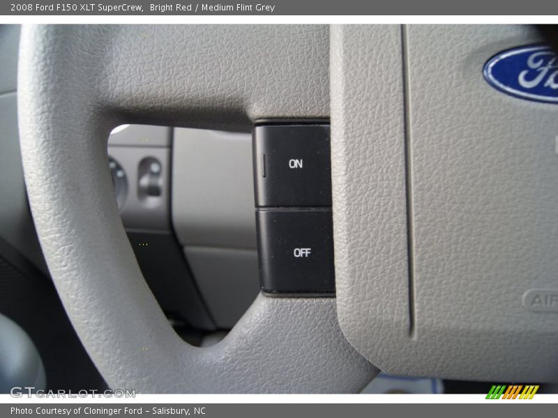 Bright Red / Medium Flint Grey 2008 Ford F150 XLT SuperCrew