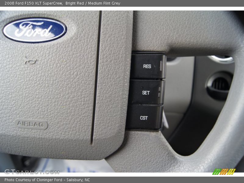 Bright Red / Medium Flint Grey 2008 Ford F150 XLT SuperCrew