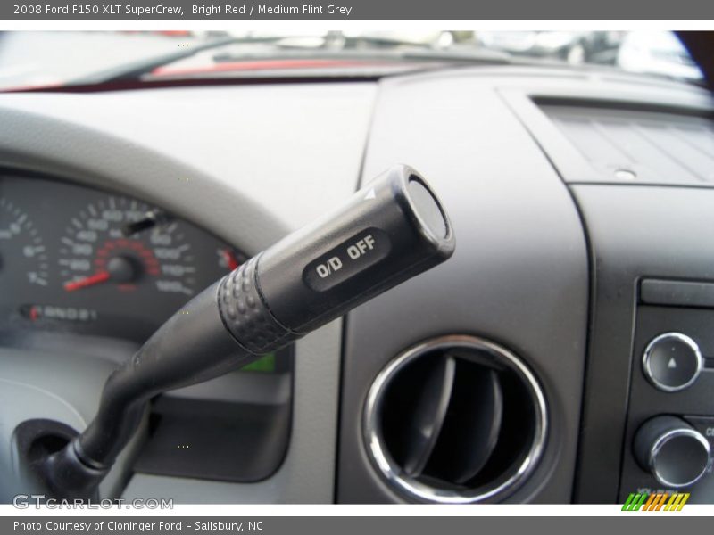 Bright Red / Medium Flint Grey 2008 Ford F150 XLT SuperCrew