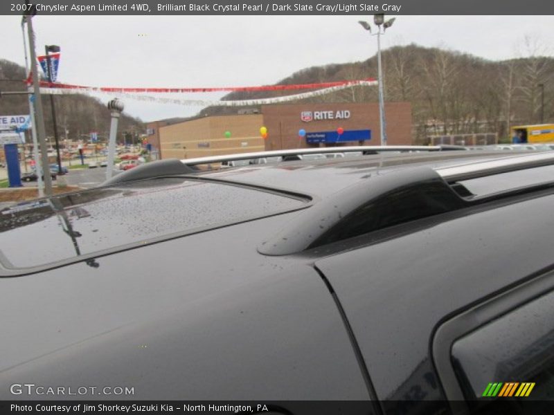 Brilliant Black Crystal Pearl / Dark Slate Gray/Light Slate Gray 2007 Chrysler Aspen Limited 4WD