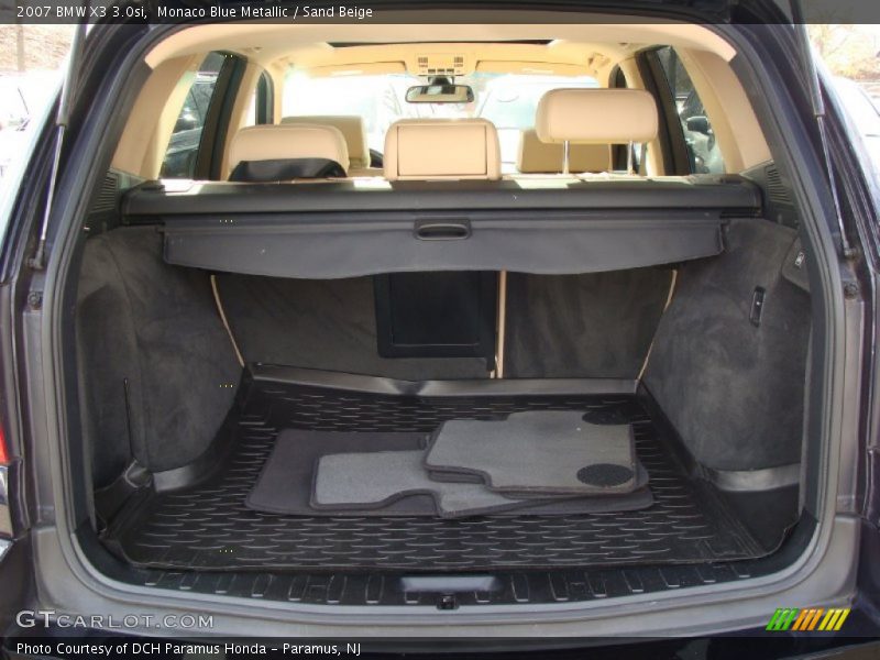 Monaco Blue Metallic / Sand Beige 2007 BMW X3 3.0si