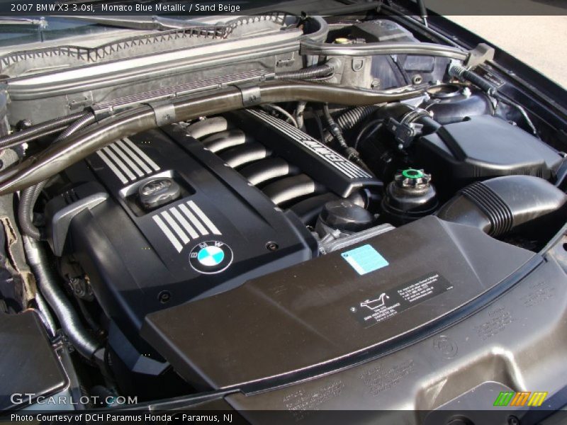 Monaco Blue Metallic / Sand Beige 2007 BMW X3 3.0si