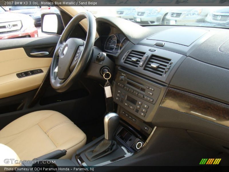 Monaco Blue Metallic / Sand Beige 2007 BMW X3 3.0si