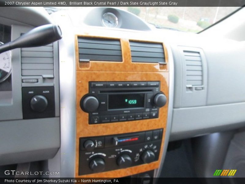 Brilliant Black Crystal Pearl / Dark Slate Gray/Light Slate Gray 2007 Chrysler Aspen Limited 4WD