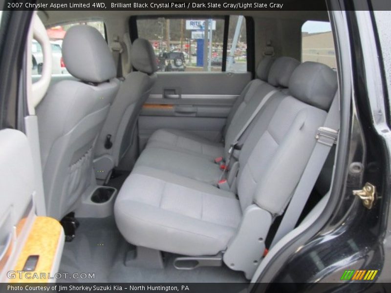 Brilliant Black Crystal Pearl / Dark Slate Gray/Light Slate Gray 2007 Chrysler Aspen Limited 4WD