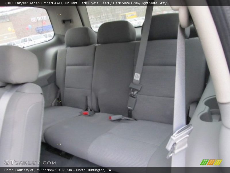 Brilliant Black Crystal Pearl / Dark Slate Gray/Light Slate Gray 2007 Chrysler Aspen Limited 4WD