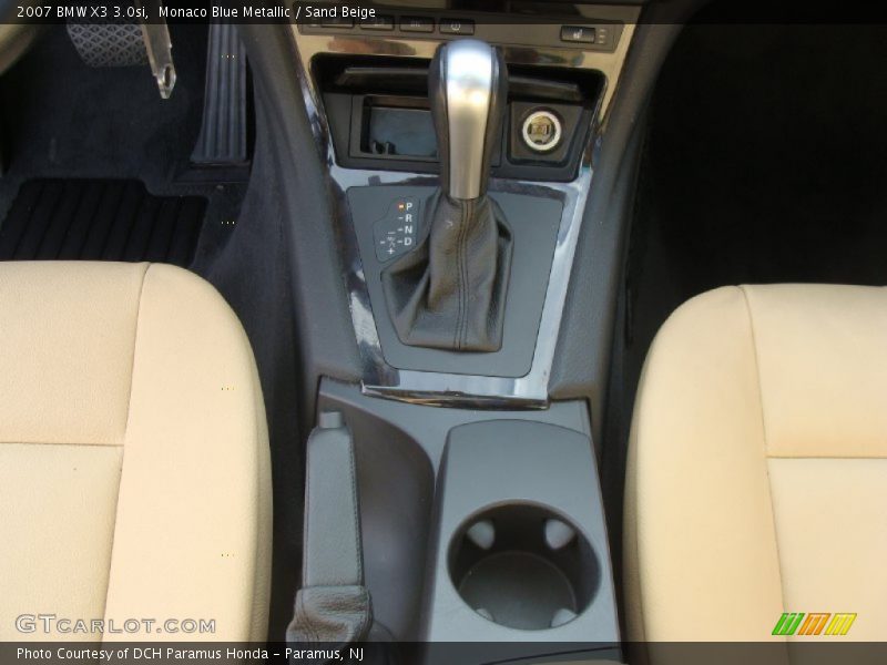 Monaco Blue Metallic / Sand Beige 2007 BMW X3 3.0si