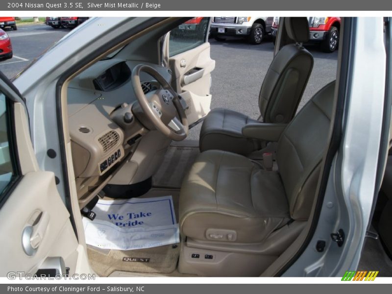 Silver Mist Metallic / Beige 2004 Nissan Quest 3.5 SE