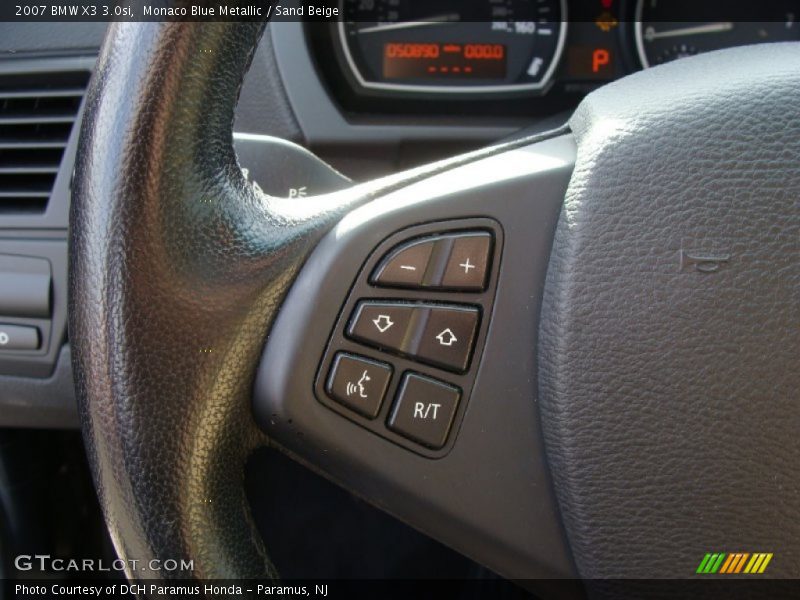 Monaco Blue Metallic / Sand Beige 2007 BMW X3 3.0si