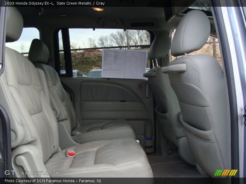 Slate Green Metallic / Gray 2009 Honda Odyssey EX-L
