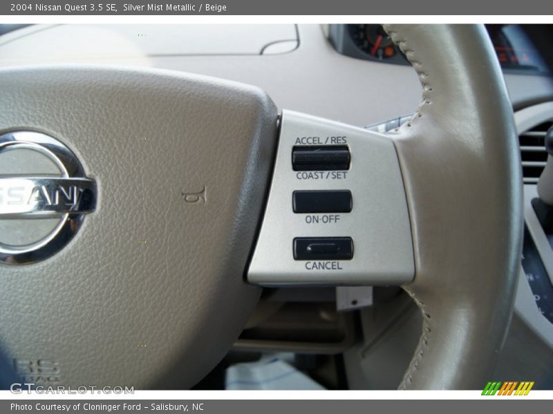 Silver Mist Metallic / Beige 2004 Nissan Quest 3.5 SE
