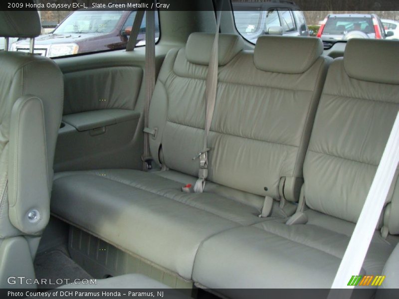 Slate Green Metallic / Gray 2009 Honda Odyssey EX-L