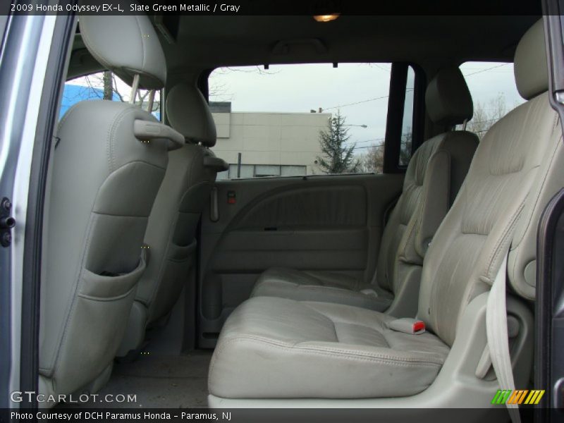 Slate Green Metallic / Gray 2009 Honda Odyssey EX-L