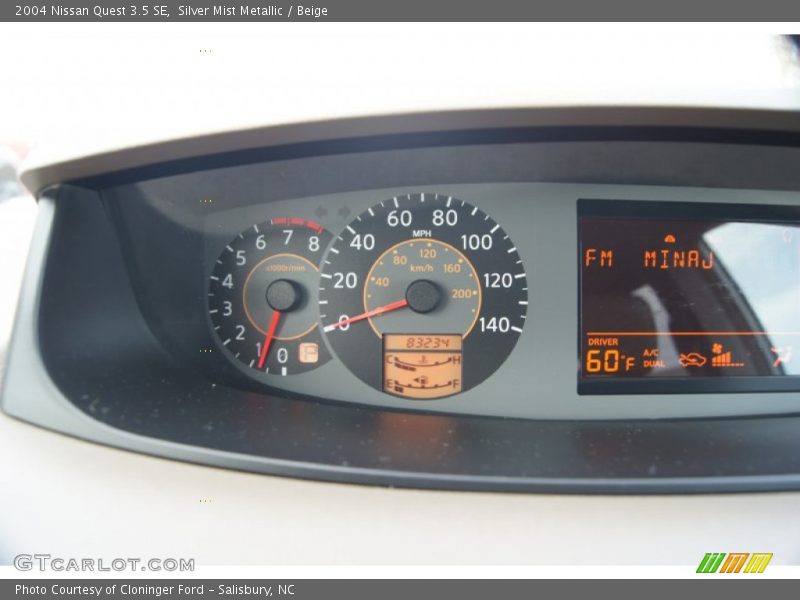 Silver Mist Metallic / Beige 2004 Nissan Quest 3.5 SE