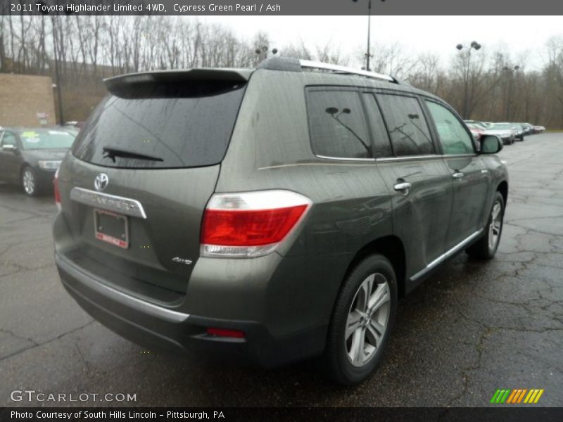 Cypress Green Pearl / Ash 2011 Toyota Highlander Limited 4WD