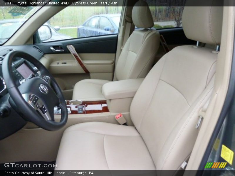 Cypress Green Pearl / Ash 2011 Toyota Highlander Limited 4WD