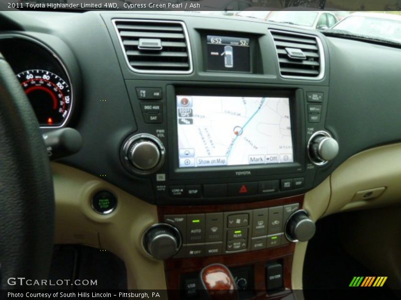 Cypress Green Pearl / Ash 2011 Toyota Highlander Limited 4WD