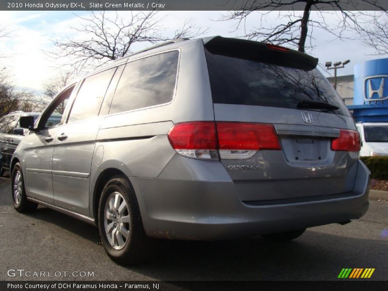 Slate Green Metallic / Gray 2010 Honda Odyssey EX-L