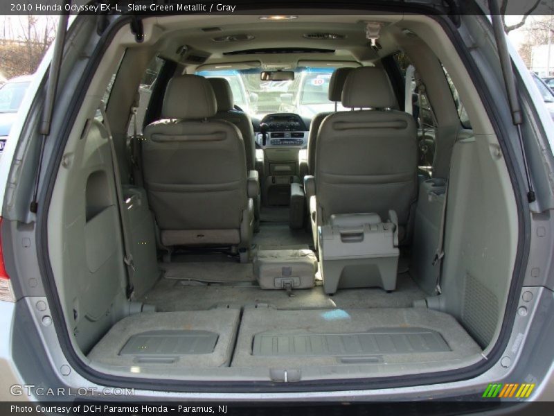 Slate Green Metallic / Gray 2010 Honda Odyssey EX-L