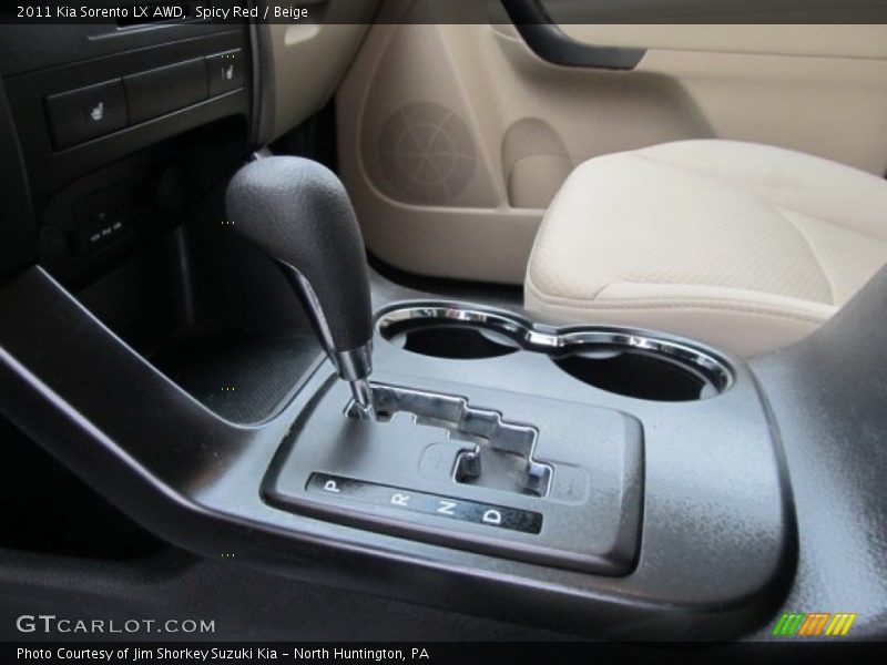 Spicy Red / Beige 2011 Kia Sorento LX AWD